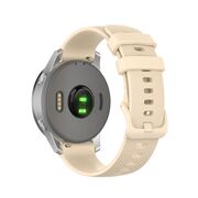 Curea pentru Huawei Watch GT 4 (41mm)/ W1 / Honor Watch S1 / Garmin Venu 2S / Vivoactive 4S - Crem