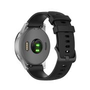 Curea pentru Huawei Watch GT 4 (41mm)/ W1 / Honor Watch S1 / Garmin Venu 2S / Vivoactive 4S - Negru