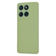 Husa pentru  Motorola Edge 60 Fusion Liquid Silicone, subțire, captusita cu microfibra, anti amprentă, protectie cameră foto, Verde