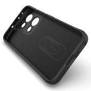 Husa pentru  Oppo Reno 13 Liquid Silicone, Microfibre Lining, Non-Slip Airbag Design, Negru