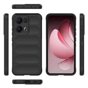 Husa pentru  Oppo Reno 13 Pro Liquid Silicone, Microfibre Lining, Non-Slip Airbag Design, Negru