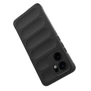 Husa pentru  Oppo Reno 13F, 13FS 4G, 5G Liquid Silicone, Microfibre Lining, Non-Slip Airbag Design, Negru