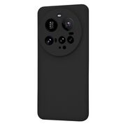 Husa pentru  Xiaomi 15 Ultra Liquid Silicone, subțire, captusita cu microfibra, anti amprentă, protectie cameră foto, Negru
