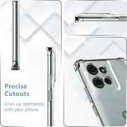 Husa pentru Moto G75 Slim Anti-Shock 1.5mm reinforced 4 corners, Transparent