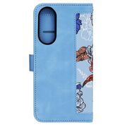 Husa tip carte pentru  Samsung Galaxy S25 Edge, functie stand si port carduri, Albastru
