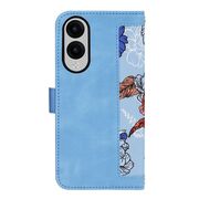 Husa tip carte pentru  Samsung Galaxy S25 Edge, functie stand si port carduri, Albastru