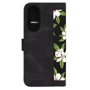 Husa tip carte pentru  Samsung Galaxy S25 Edge, functie stand si port carduri, Negru