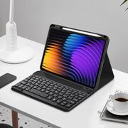 Husa cu tastatura iluminata detasabila pentru Xiaomi Pad 7 / 7 Pro, negru