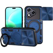 Husa pentru  Honor 400 Lite cu protecție pentru cameră și suport magnetic integrat Ring Shockproof, Albastru
