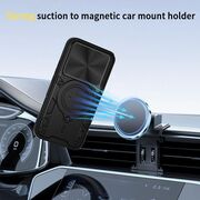Husa pentru  Honor 400 Lite cu protecție pentru cameră și suport magnetic integrat Ring Shockproof, Albastru