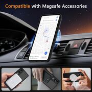 Husa pentru  Samsung Galaxy S25 Edge cu MagSafe, Ghost Series, frosted - Albastru