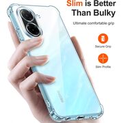 Husa pentru  Xiaomi Redmi A5 4G Slim Anti-Shock 1.5mm reinforced 4 corners, Transparent