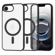 Huse pentru  iPhone 16e cu MagSafe Crystal Clear Back Series - Negru