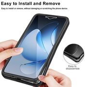 Set 360: Husa cu folie integrata pentru  Oppo Reno 13 Pro Protectie 360 fata / spate - Mov