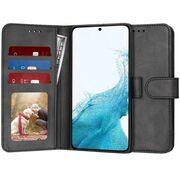 Husa pentru  Samsung Galaxy S24 FE tip carte 360 Kickstand Portofel Multifunctional, Protectie Completa, Negru denim