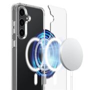 Huse pentru  Samsung Galaxy S25+ cu MagSafe Crystal Clear Back Series - Transparent