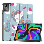 Husa LENOVO Tab M11 tip stand, functie sleep/wake-up, unicorn