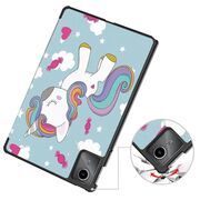 Husa LENOVO Tab M11 tip stand, functie sleep/wake-up, unicorn