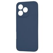 Husa pentru  Honor 400 Lite Liquid Silicone, subțire, captusita cu microfibra, anti amprentă, protectie cameră foto, Albastru