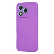 Husa pentru  Honor 400 Lite Liquid Silicone, subțire, captusita cu microfibra, anti amprentă, protectie cameră foto, Mov