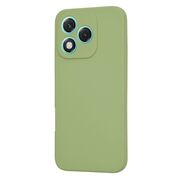 Husa pentru  Honor 400 Lite Liquid Silicone, subțire, captusita cu microfibra, anti amprentă, protectie cameră foto, Verde