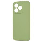 Husa pentru  Honor 400 Lite Liquid Silicone, subțire, captusita cu microfibra, anti amprentă, protectie cameră foto, Verde