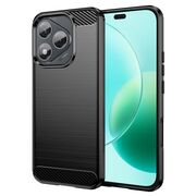 Husa pentru Honor 400 Lite Carbon Liquid Silicone, Negru