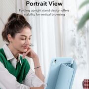 Husa pentru iPad Air 11 2024 / 2025​ M2, M3 ESR - Flip Hybrid Folio cu functie sleep / wake-up, tip stand si slot pentru stylus - Albastru