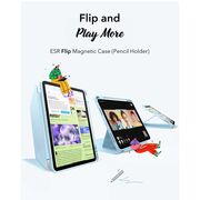 Husa pentru iPad Air 11 2024 / 2025​ M2, M3 ESR - Flip Hybrid Folio cu functie sleep / wake-up, tip stand si slot pentru stylus - Albastru