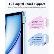 Husa pentru iPad Air 11 2024 / 2025​ M2, M3 ESR - Flip Hybrid Folio cu functie sleep / wake-up, tip stand si slot pentru stylus - Albastru