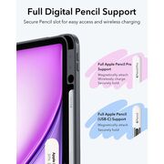 Husa pentru iPad Air 11 2024 / 2025​ M2, M3 ESR - Flip Hybrid Folio cu functie sleep / wake-up, tip stand si slot pentru stylus - Mov