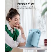 Husa pentru iPad Air 13 (2024, 2025) ESR - Flip Hybrid Folio cu functie sleep / wake-up, tip stand si slot pentru stylus - Albastru
