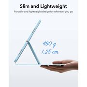 Husa pentru iPad Air 13 (2024, 2025) ESR - Flip Hybrid Folio cu functie sleep / wake-up, tip stand si slot pentru stylus - Albastru