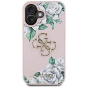Husa premium pentru  iPhone 16 Guess Elegance Series - Roz