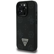 Husa premium pentru  iPhone 16 Pro Max compatibila MagSafe Guess Luxury Series - Negru
