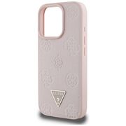 Husa premium pentru  iPhone 16 Pro Max compatibila MagSafe Guess Luxury Series - Roz