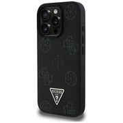 Husa premium pentru  iPhone 16 Pro compatibila MagSafe Guess Luxury Series - Negru