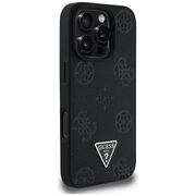 Husa premium pentru  iPhone 16 Pro compatibila MagSafe Guess Luxury Series - Negru