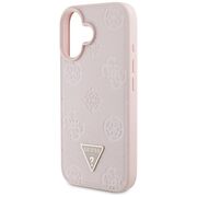 Husa premium pentru  iPhone 16 compatibila MagSafe Guess Luxury Series - Roz