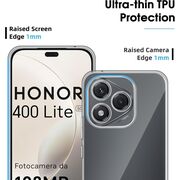 Husa pentru  Honor 400 Lite, Anti-Shock 1.5mm, cu protectie lentile, Transparent