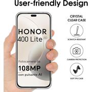 Husa pentru  Honor 400 Lite, Anti-Shock 1.5mm, cu protectie lentile, Transparent