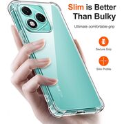 Husa pentru  Honor 400 Lite Slim Anti-Shock 1.5mm reinforced 4 corners, Transparent