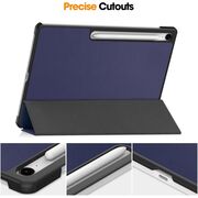 Husa pentru  Samsung Galaxy Tab S10 FE+ Plus 13.1 inch tip stand functie sleep/wake-up, protectie 360 - Albastru