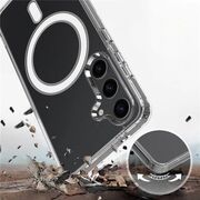 Huse pentru  Samsung Galaxy S25 cu MagSafe Crystal Clear Back Series - Transparent