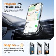 Husa pentru  iPhone 15 Pro compatibila MagSafe Anti-Shock 1.5mm reinforced 4 corners - clear