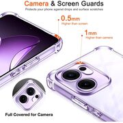 Husa pentru  Oppo Reno 13F, 13FS 4G, 5G compatibila MagSafe Anti-Shock 1.5mm reinforced 4 corners - clear