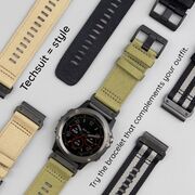 Curea pentru Huawei Watch GT 5 Pro/ GT 5/ GT 4/ GT 3/ GT 2 (46mm) din Material Textil Rezistent – Ideala pentru Stil Activ - latime 22 mm - Portocaliu