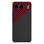 Husa OnePlus Nord 4 Techsuit Carbonite FiberShell, rosu inchis