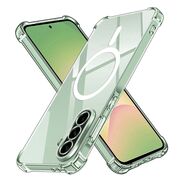 Husa pentru  Samsung Galaxy A56 compatibila MagSafe Anti-Shock 1.5mm reinforced 4 corners - clear