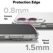 Husa pentru  Samsung Galaxy S25 Edge Ringke Fusion - Transparent mat